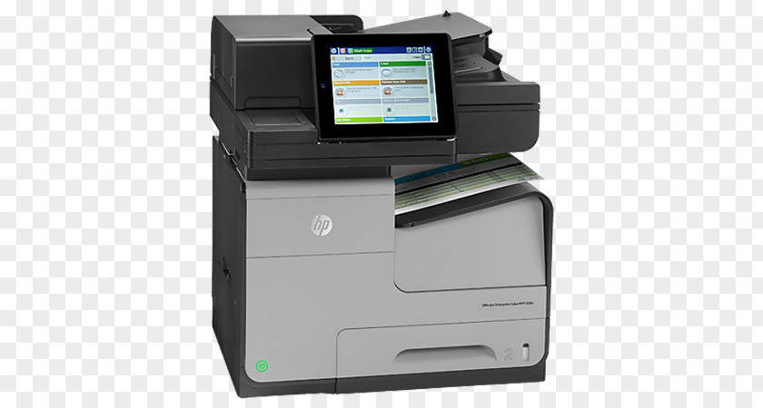 Multifunction Printer Hewlett-Packard HP Deskjet Multi-function Officejet Enterprise X585 PNG