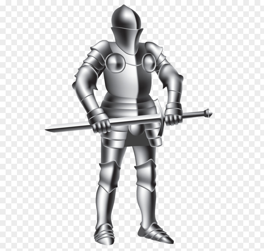 Samurai Sword Armor Four Knights Game White PNG