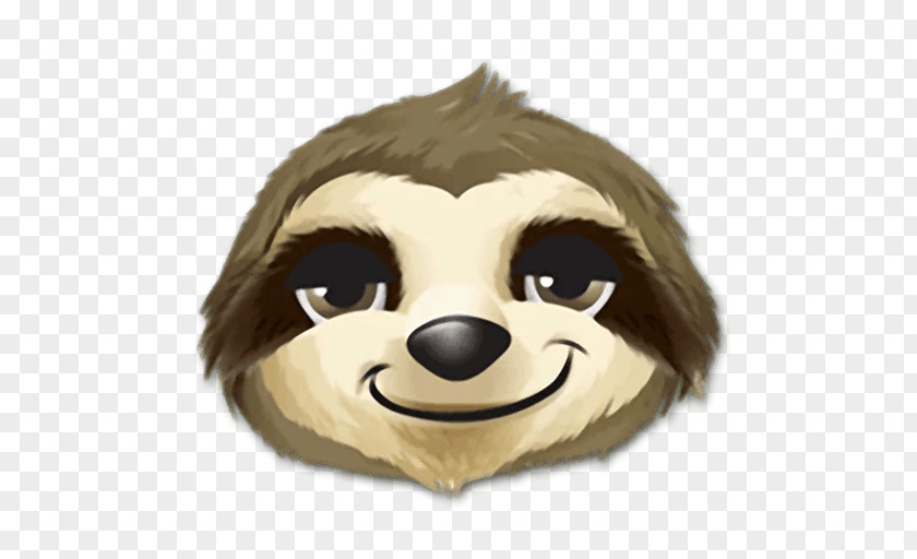 Sloth Sticker Telegram Canidae Dog Animal PNG