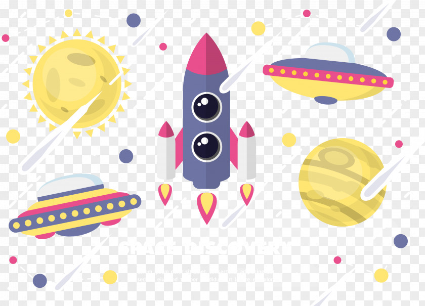 Space Rocket Illustrator Illustration PNG