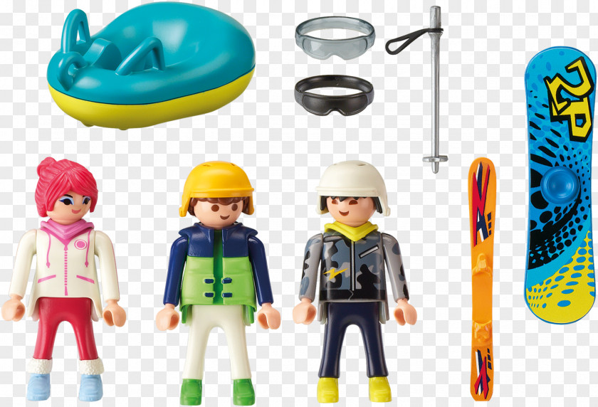 Family Fun Playmobil Winter Sport Skiing PNG