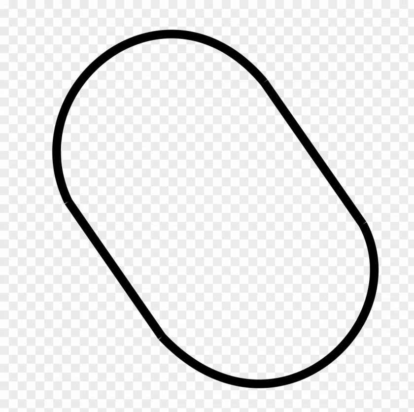 Oval Black Circle Area PNG