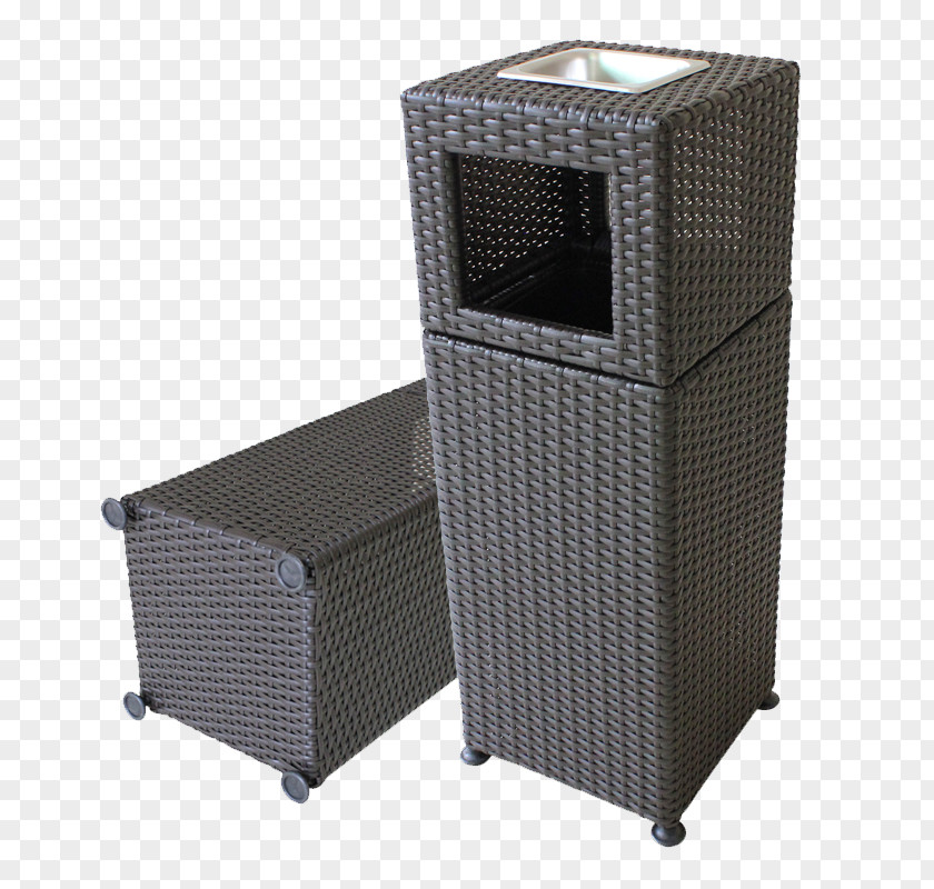 Trash Can With Ashtray Waste Container Furniture Plastic PNG