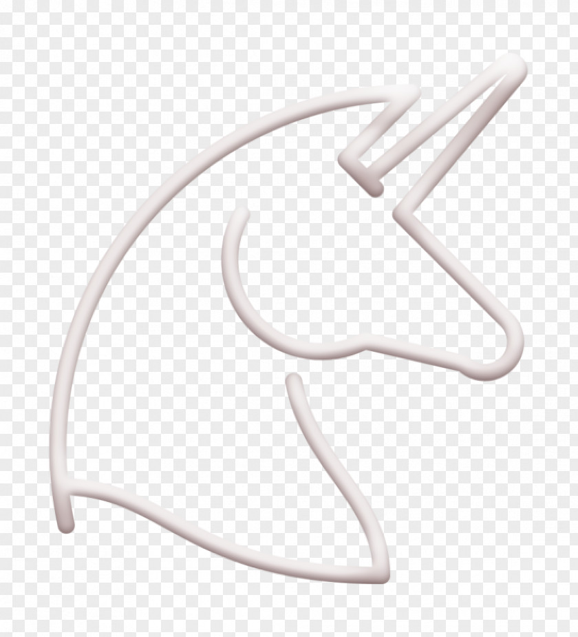 Unicorn Icon Hipster Style Horn PNG