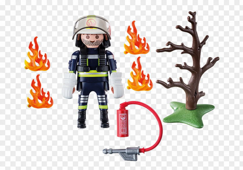 Firefighter Playmobil Fire Extinguishers Toy Flame PNG