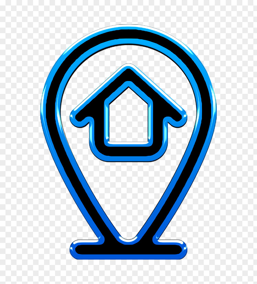 Home Address Icon Real Estate Location PNG
