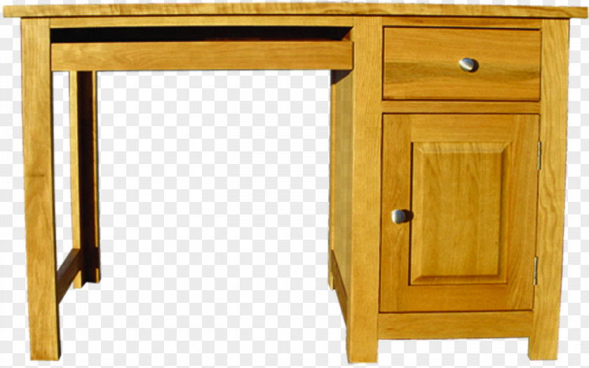 Oak Table Writing Desk Furniture Drawer PNG
