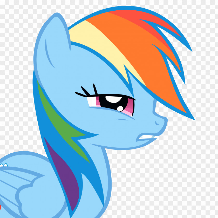 Rainbow Pony Horse Art PNG