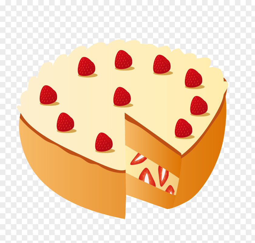 Vector Strawberry Sandwich Pastries Cheesecake Torte Mousse Mooncake Cream Cake PNG