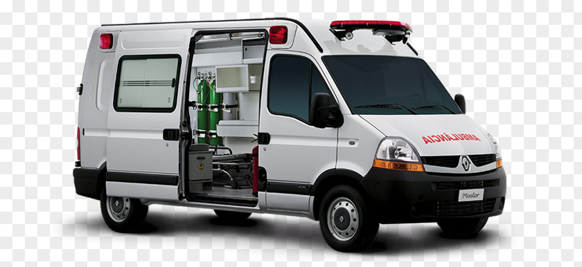 Car Intensive Care Unit Ambulance Vehicle Renault Master PNG