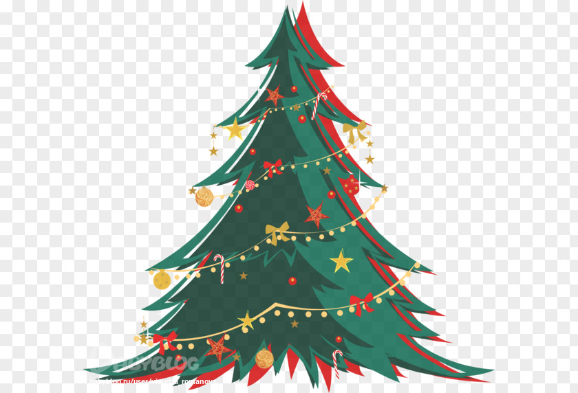 Christmas Tree Santa Claus Ornament Decoration PNG