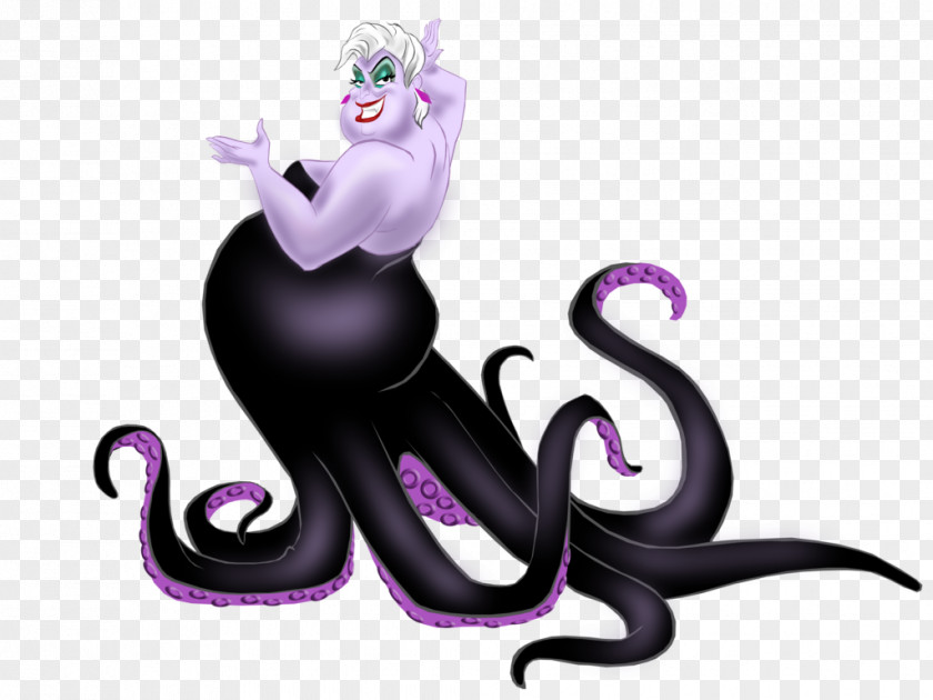 Mermaid Ursula Ariel Maleficent Cruella De Vil Villain PNG