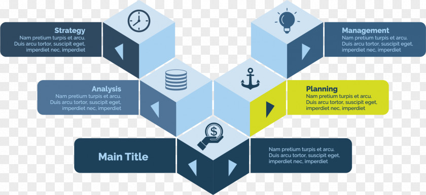 Vector Hand-painted Three-dimensional PPT Diagram Public Relations Finitary Relation Structure Business PNG