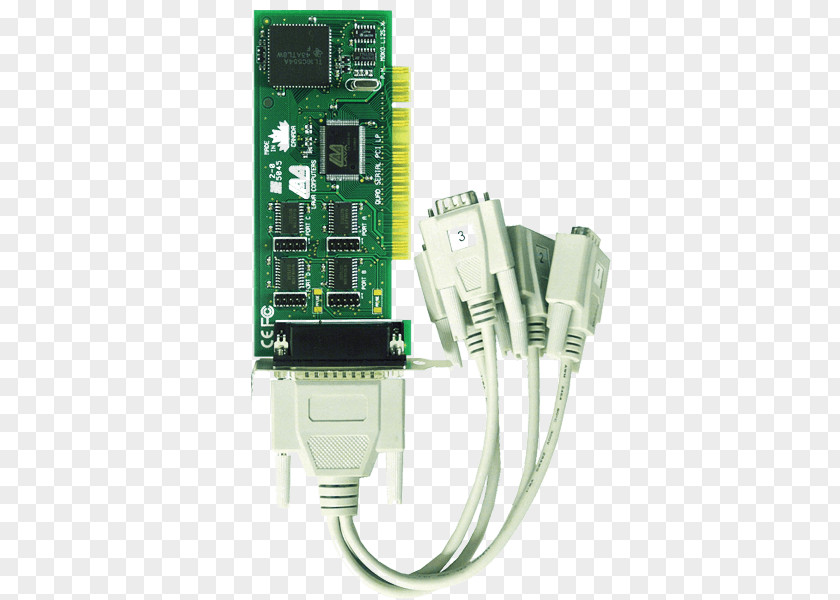 Computer Adapter Conventional PCI RS-232 Port PNG