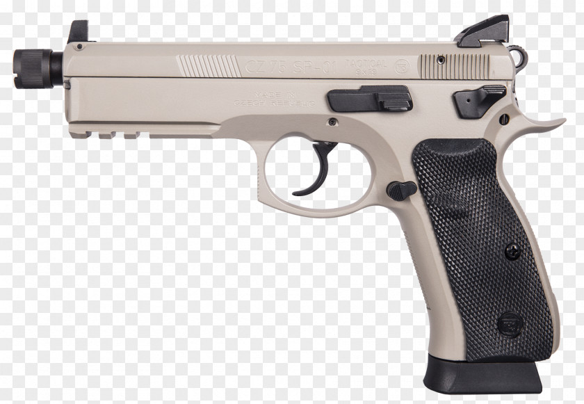 Weapon CZ 75 SP-01手枪 Firearm 9×19mm Parabellum Česká Zbrojovka Uherský Brod PNG