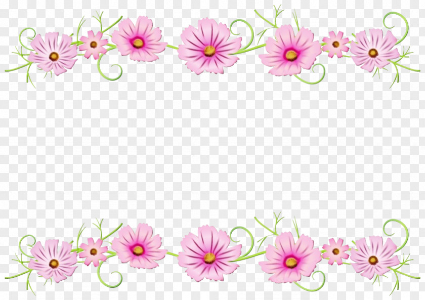 Wildflower Petal Pink Flower Cartoon PNG