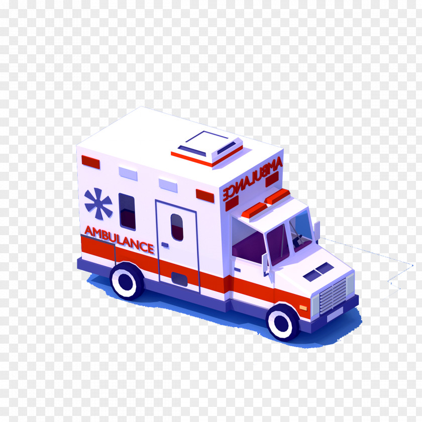 Cartoon Ambulance PNG