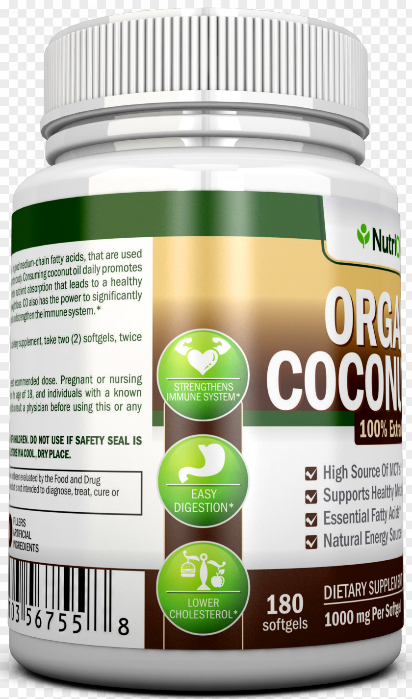 Coconut Organic Food Oil Water Green Coffee Extract Capsule PNG