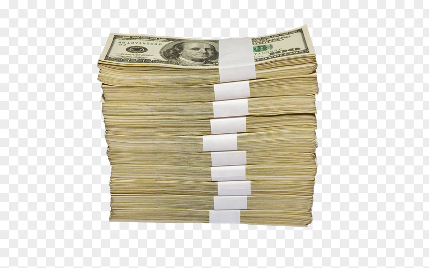 Dinero Banknote Money United States Dollar Stack PNG