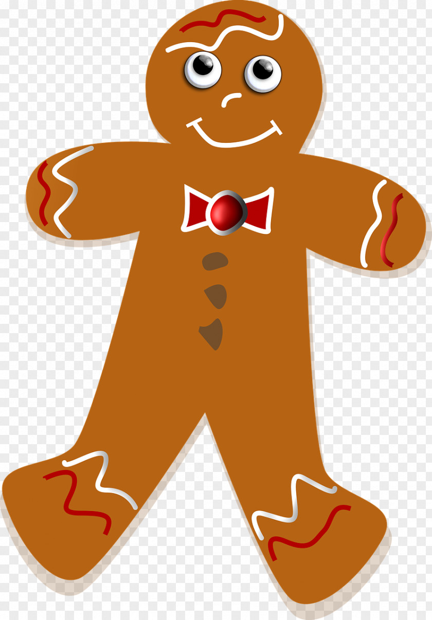 Ginger The Gingerbread Man House Christmas Cookie PNG