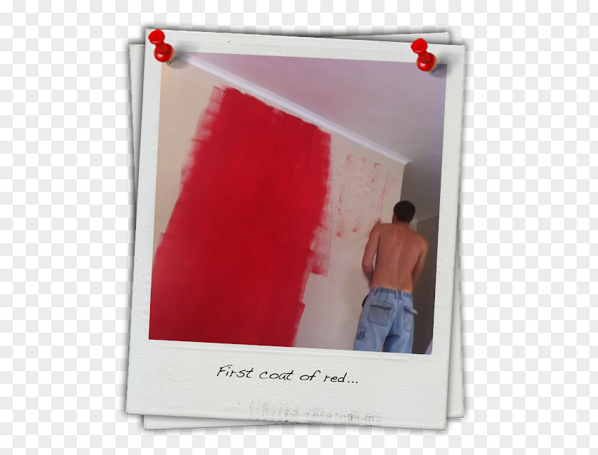 Red Wall Picture Frames PNG