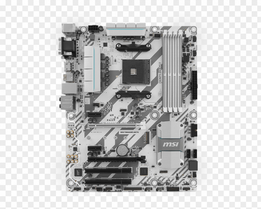 Socket AM4 Motherboard MSI B350 TOMAHAWK ATX X370 SLI PLUS PNG