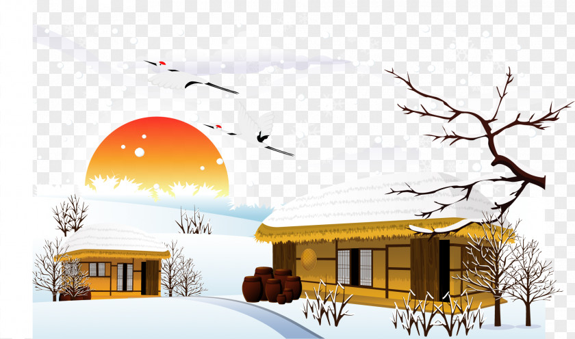 Vector Winter Material Morning Video Clip Falun Gong MPEG-4 Part 14 PNG
