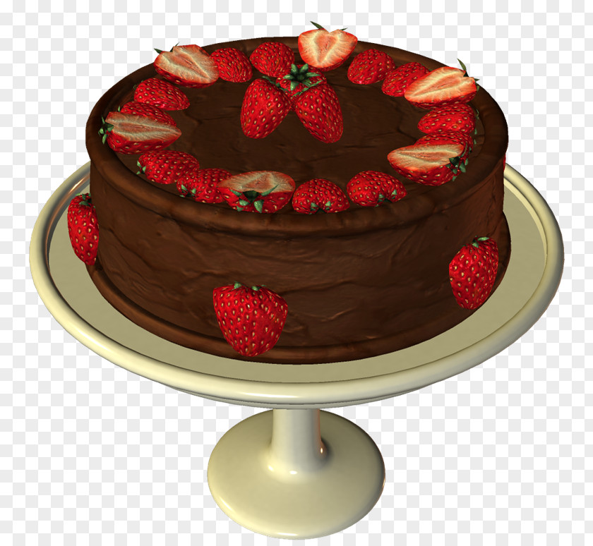 Chocolate Cake Torte Tart Birthday Torta PNG
