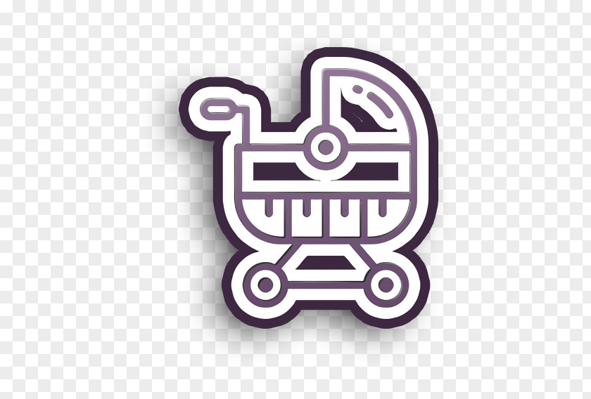 Stroller Icon Baby Shower PNG
