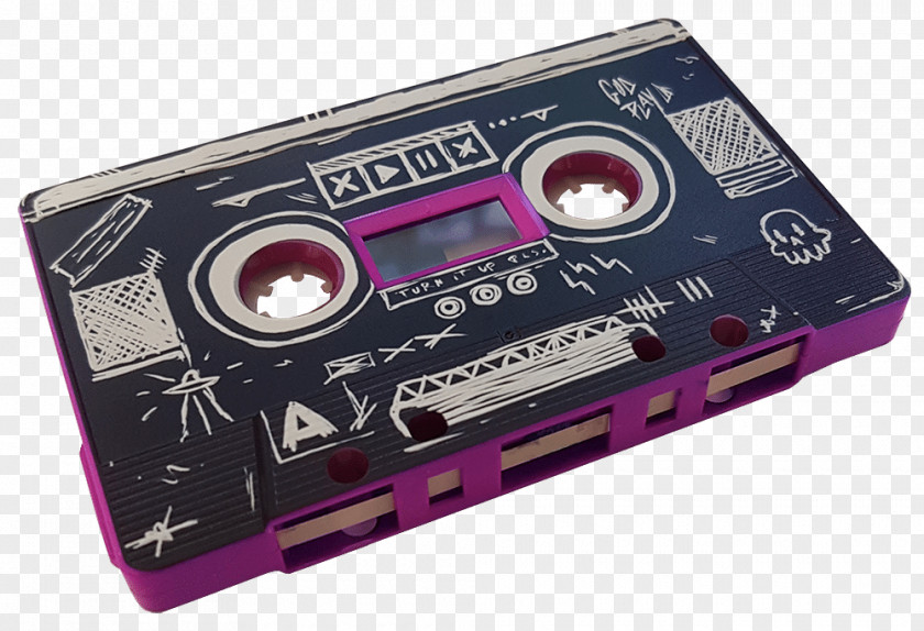 Three Tapes Digital Compact Cassette Disc Color Magnetic Tape PNG