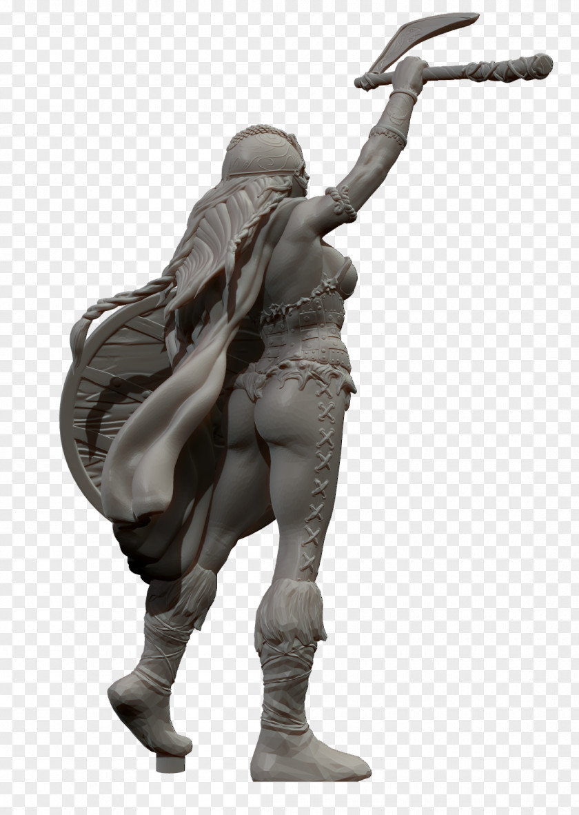 Valkyrie Anatomia Statue Classical Sculpture Figurine Knight PNG