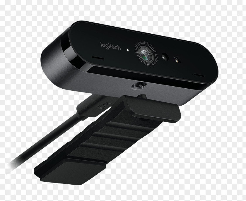 Webcam Logitech BRIO 4K Ultra HD Ultra-high-definition Television Pro PNG