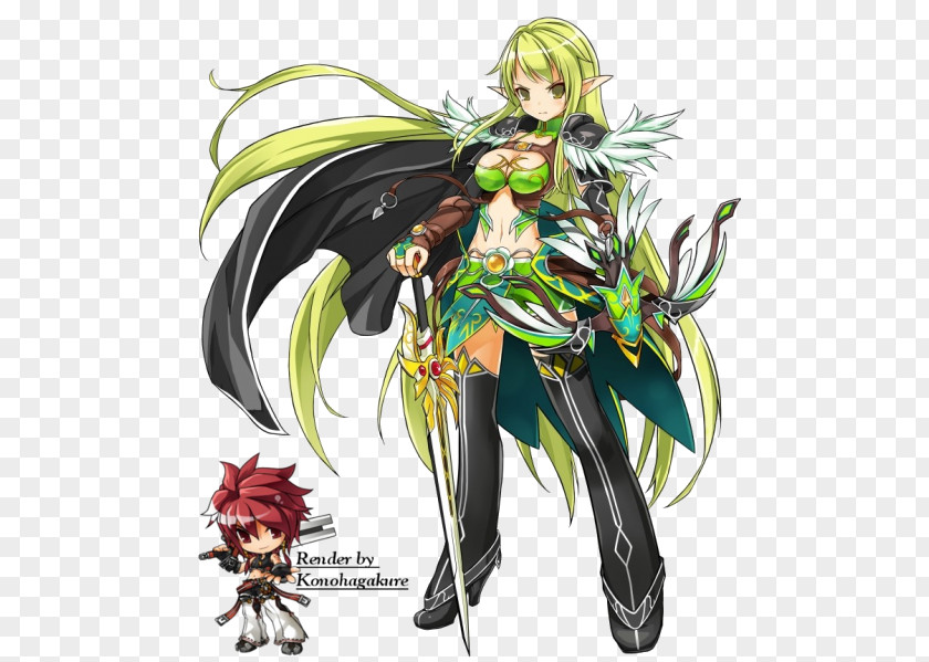 Youtube Elsword YouTube Elesis Video Game Art PNG