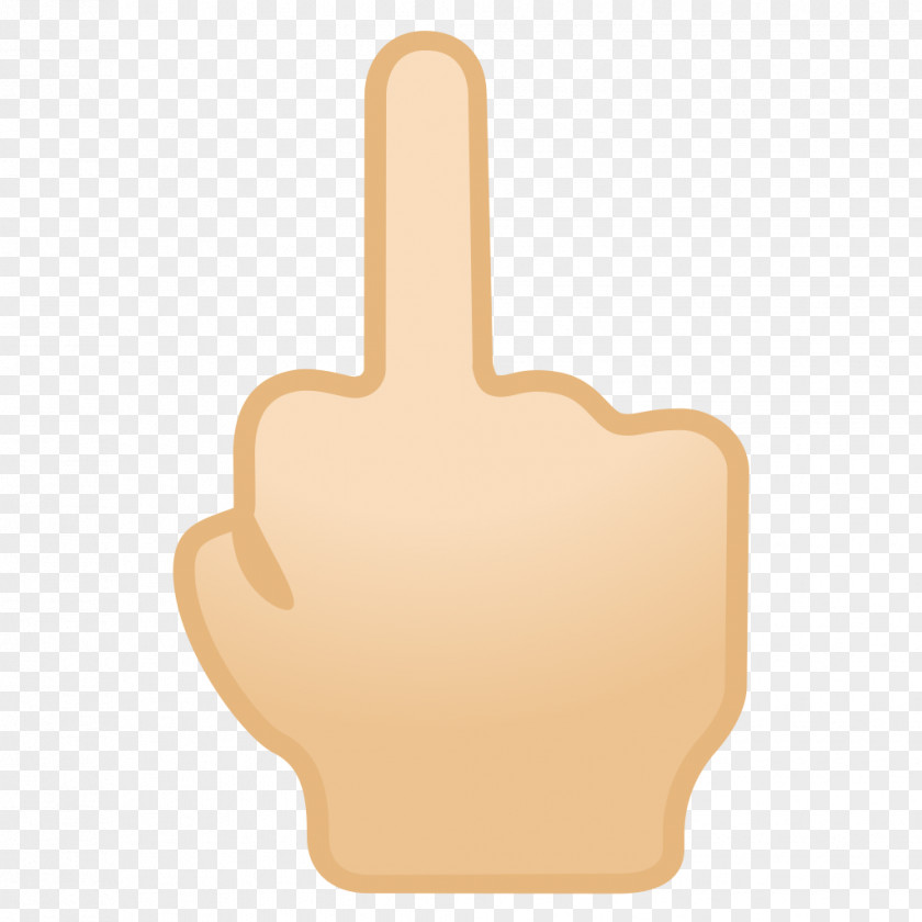 Emoji Thumb Middle Finger The Digit PNG