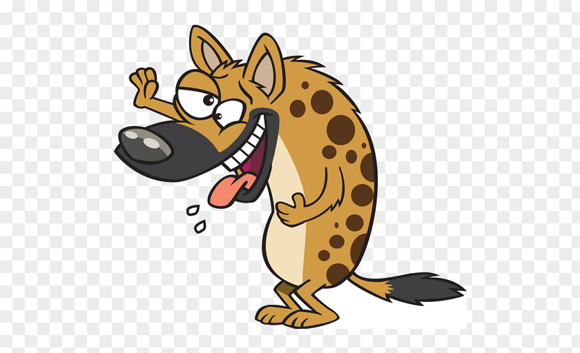 Hyena Spotted Striped Laughter Cartoon PNG