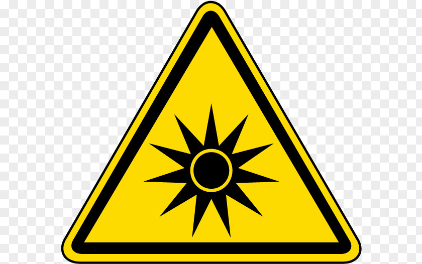 Symbol Laser Safety Hazard Sign PNG