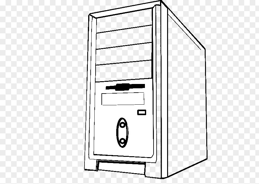 Computer Coloring Book Central Processing Unit Clip Art Page PNG