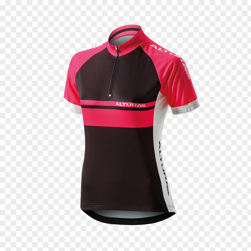 Ladies Short Cycling Jersey Sleeve Clothing Top PNG