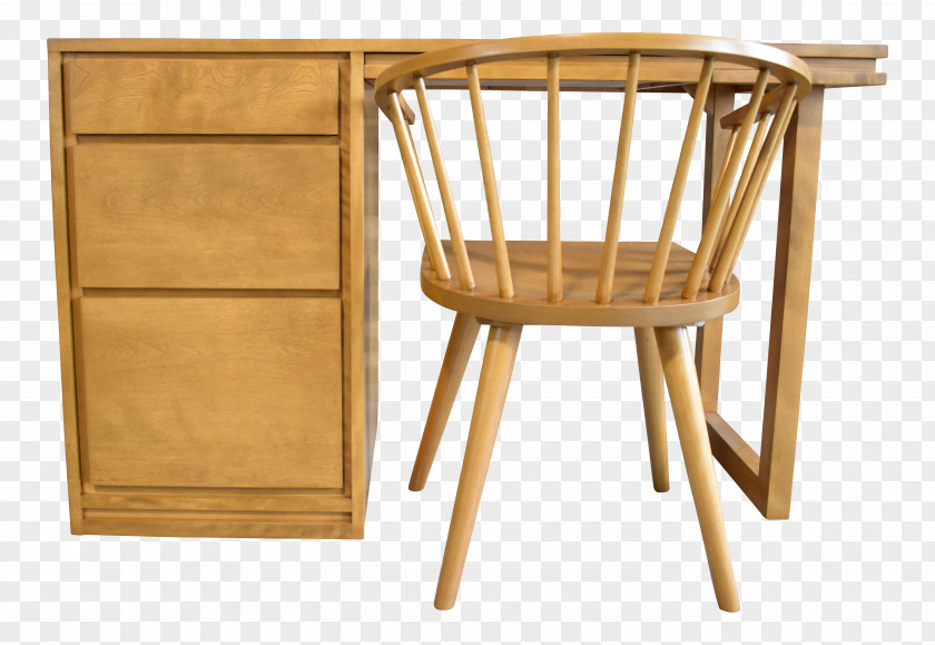 American Solid Wood Bedside Tables Chair Mid-century Modern Furniture PNG