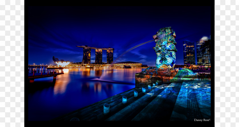 Merlion I Light Marina Bay Art PNG