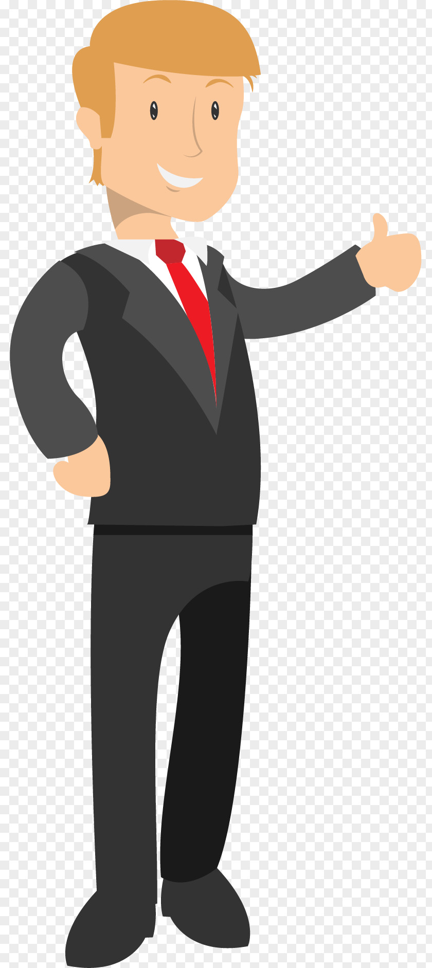 Point Of Thumbs Up Business People Software Salesman Client Customer PNG
