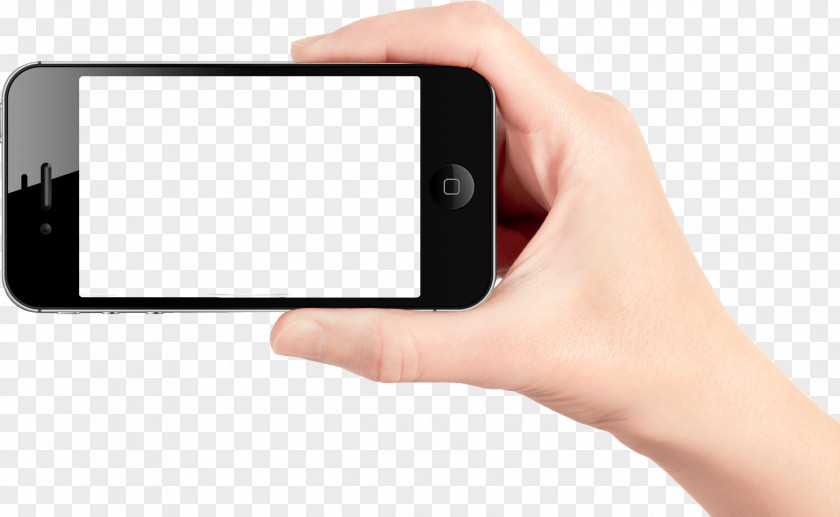Smartphone In Hand Image Telephone PNG