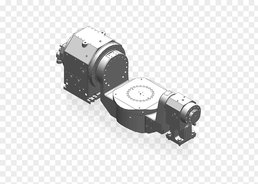 Axial Tilt Rotary Table Machining Worm Drive Indexing Head Manufacturing PNG