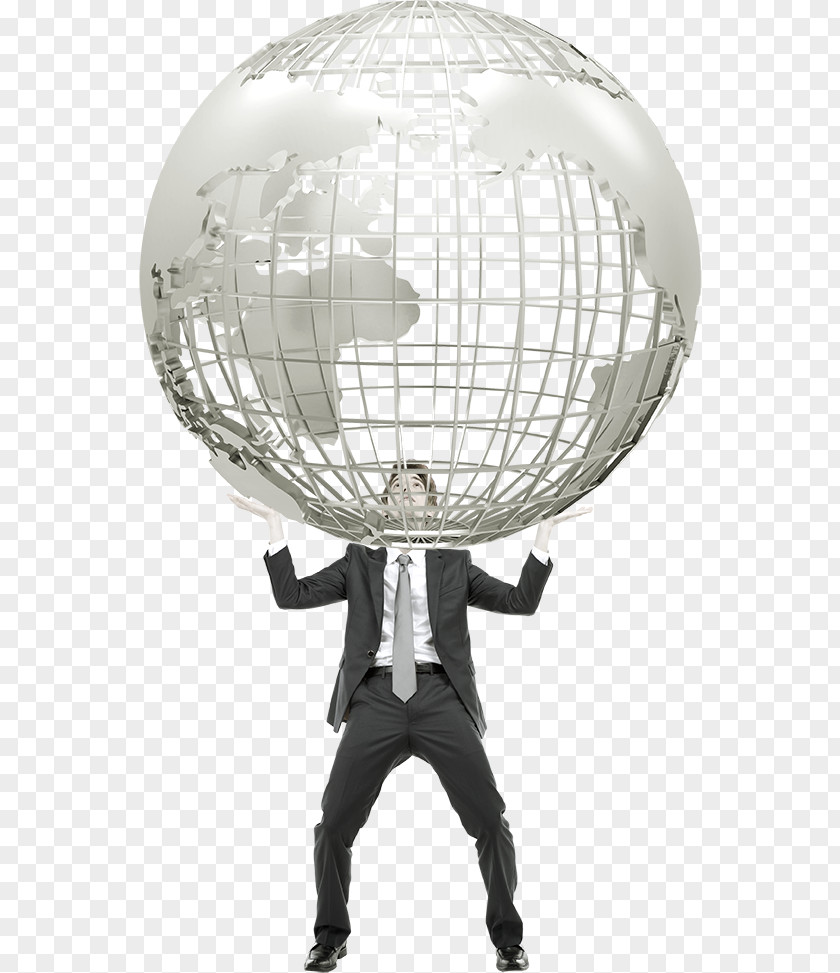 Business Men Hands Holding The Earth Download PNG