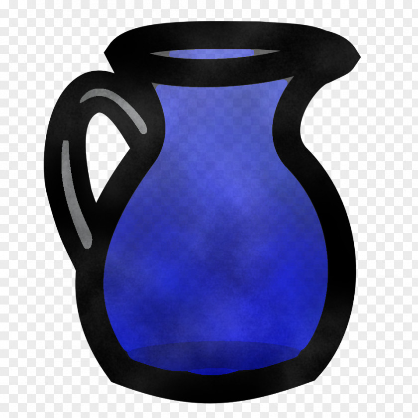 Cobalt Blue Purple Pitcher Drinkware PNG
