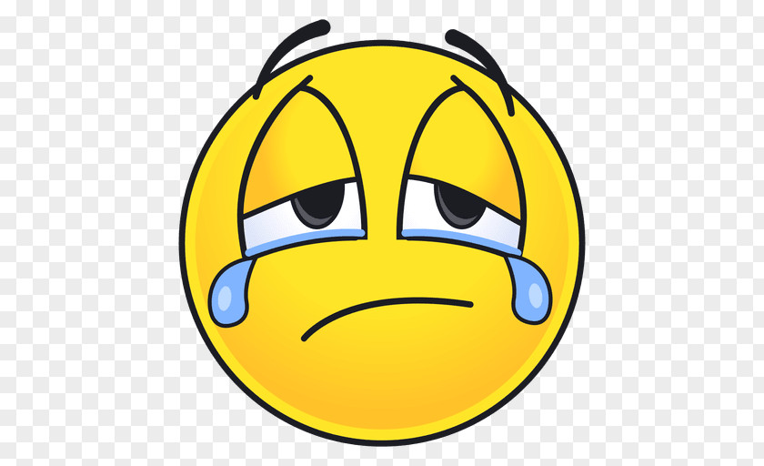 Crying Emoticon Smiley Emoji Desktop Wallpaper PNG