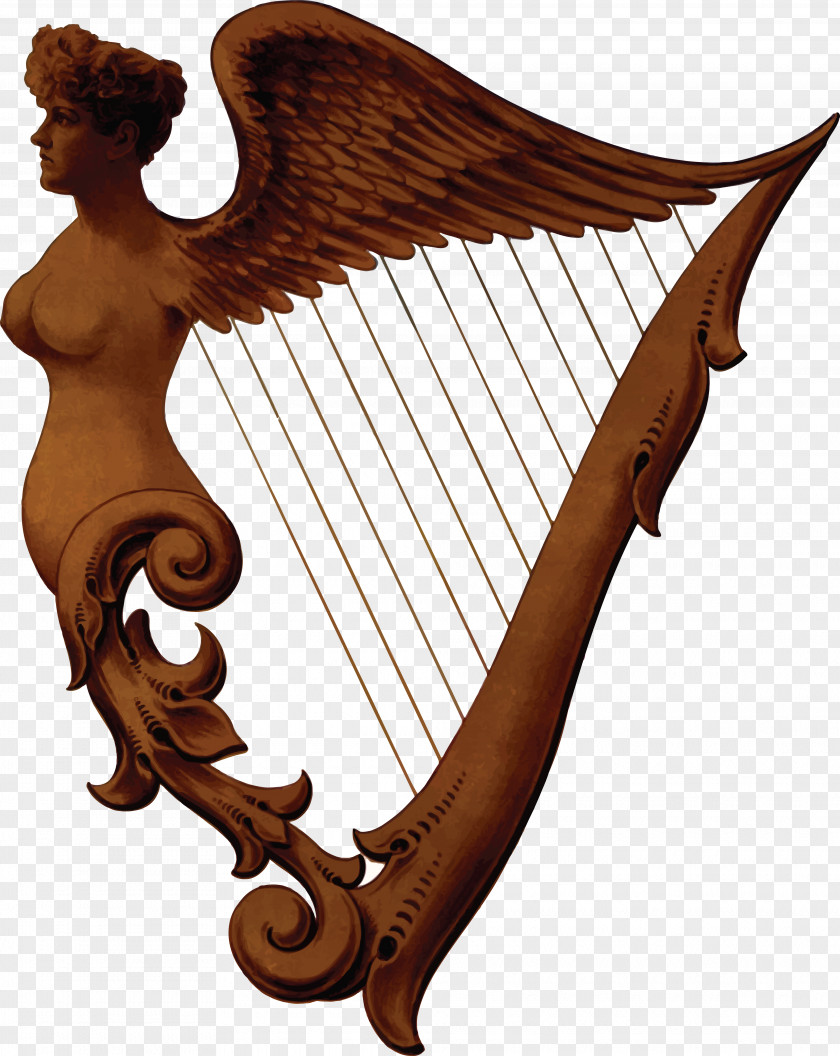 Harp Celtic Musical Instruments String Clip Art PNG