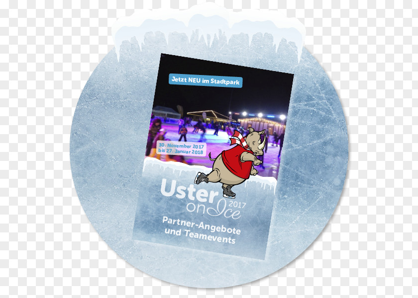 Ice Package Uster Eisfeld School Text Christmas Ornament PNG