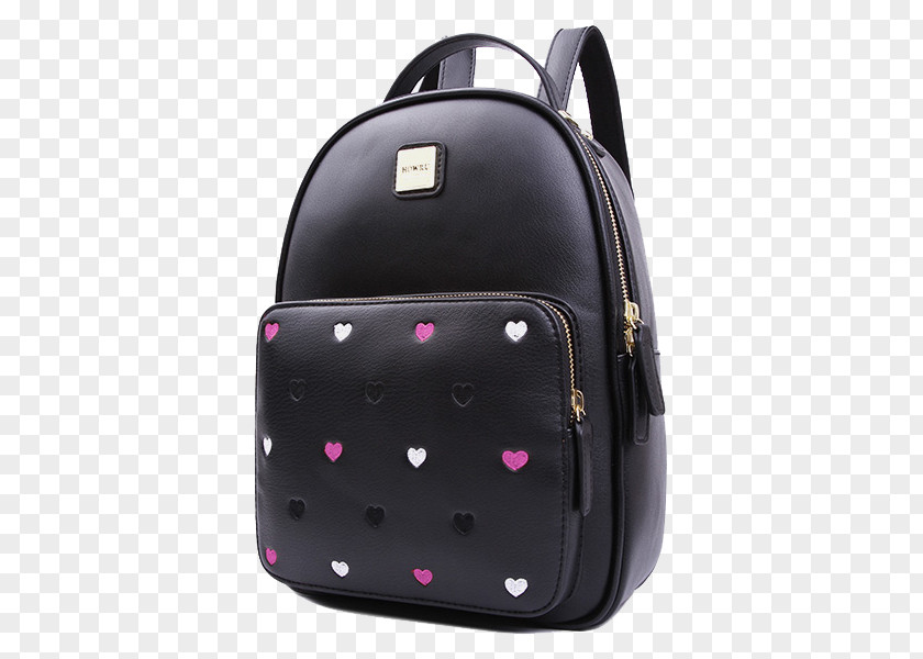 Love Pattern Black Shoulder Bag Isometric Drawing Backpack Providence University Handbag PNG