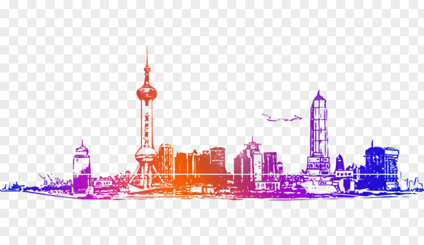 Oriental Pearl Tower The Bund Vector Graphics Image Architecture PNG